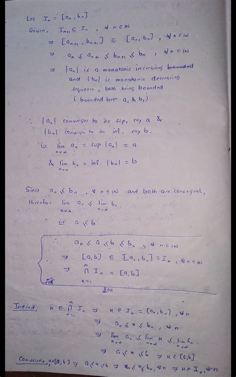 Image result for Nested Interval Theorem