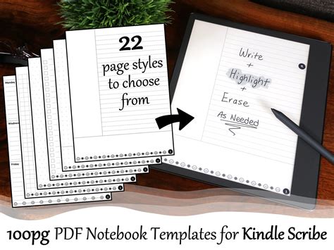 Kindle scribe templates – Artofit