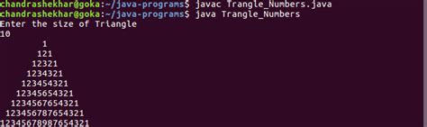 Image result for Triangle Pattern Alert Box in Java