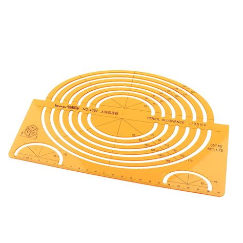 Buy Large Isometric Ellipses Template Stencil for Drawing Drafting ...