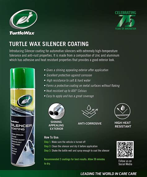 Turtle Wax Silencer Coating, 500ml – Planet Car Care