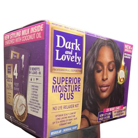 Buy Dark and Lovely Moisture Plus No Lye Relaxer Normal - Smooth ...