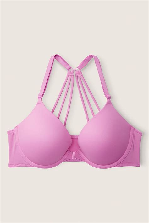 Buy Victoria's Secret PINK Smooth Front Fastening Push Up T-Shirt Bra ...