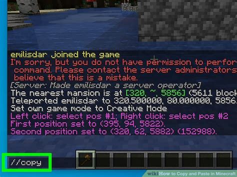 Image result for How to Co-POY and Paste Words in Minecraft Java