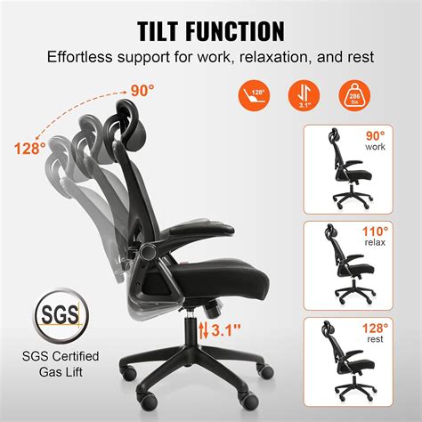 VEVOR Office Chair with Adjustable Lumbar Support, India | Ubuy