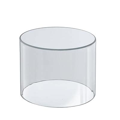 Buy Azar Displays 556808 8-Inch W by 8-Inch H Clear Acrylic Cylinder ...