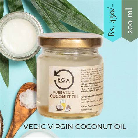 Buy Vedic Virgin Coconut Oil online in India | EGA – EGA Wellness
