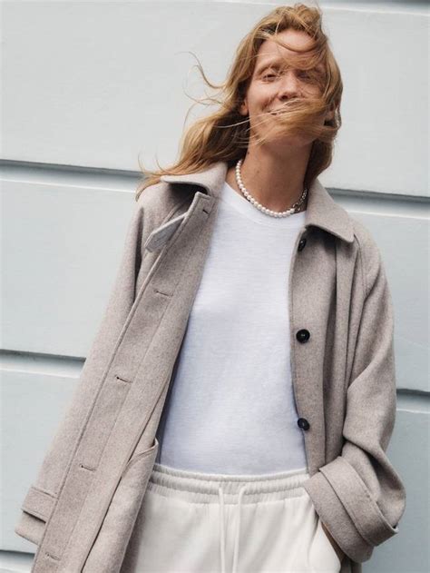 HUSH Harrie Pearl Chain Necklace, Silver