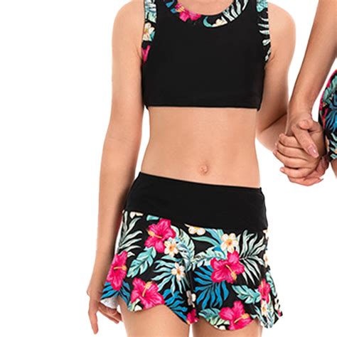 Little Girls Swimsuits Summer Bathing Suit for Teens Girls 2 Piece ...