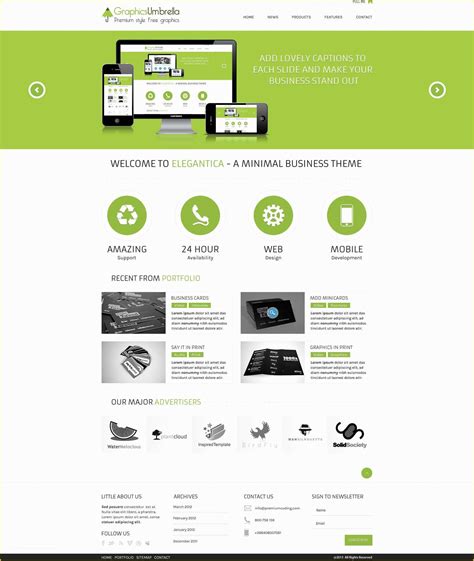 Free Photoshop Website Templates Of Psd Corporate Business Website ...