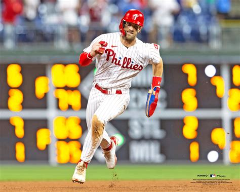 Bryce Harper Philadelphia Phillies Unsigned Game Winning Run vs ...