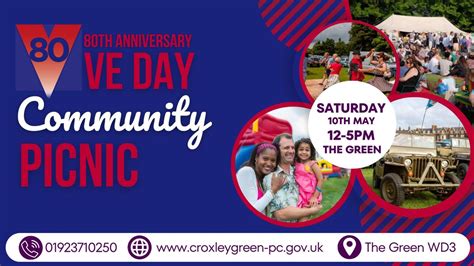 VE Day 80 - Community Picnic, The Green, Rickmansworth, WD3 3, United ...