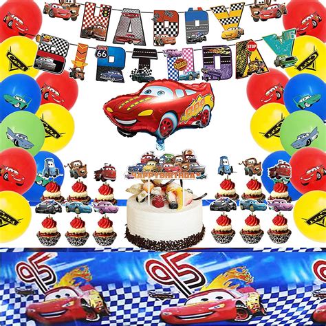 48 Pcs Race Cars Party Suppliess Including Birthday India | Ubuy