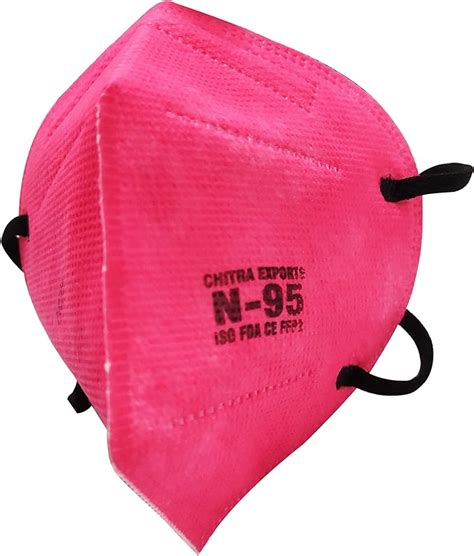 ELZY N 95 Pink ear loop 5 layer 10 PIECE COMBO OF N95 mask reusable ...