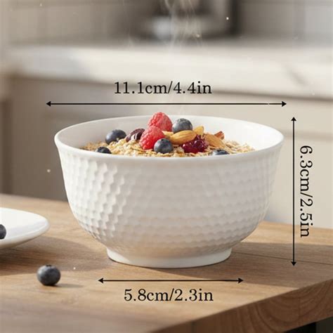 Buy HOMESAKE Set of 6 Porcelain Ice Cream Bowls - 236ml from Homesake ...