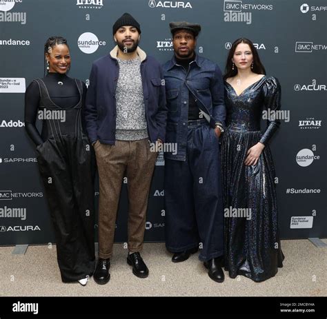 Taylour Paige, Elijah Bynum, Jonathan Majors and Jonathan Majors ...