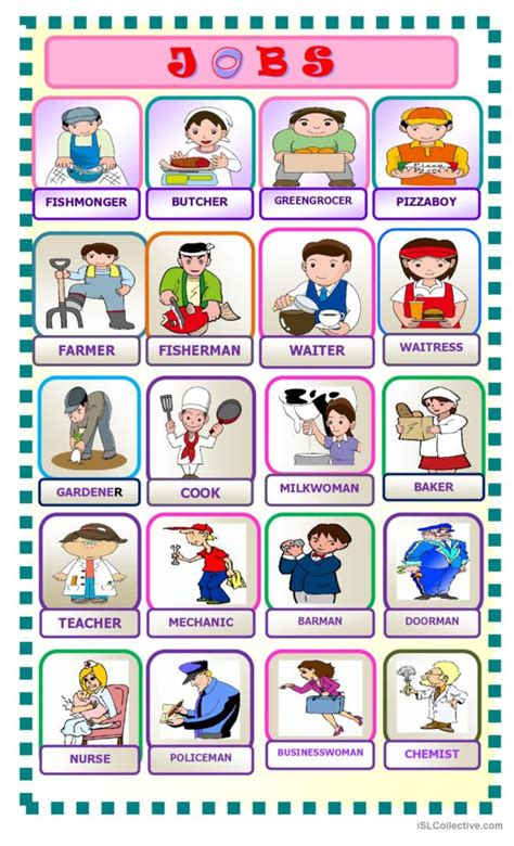 Image result for Jobs ESL Example