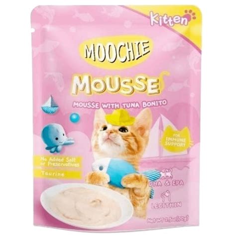 Moochie Mousse with Tuna Bonito Cat Treats | Supertails