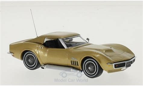 Miniature Chevrolet Corvette C3 1/43 Vitesse (C3) Coupe Gold 1969 ...