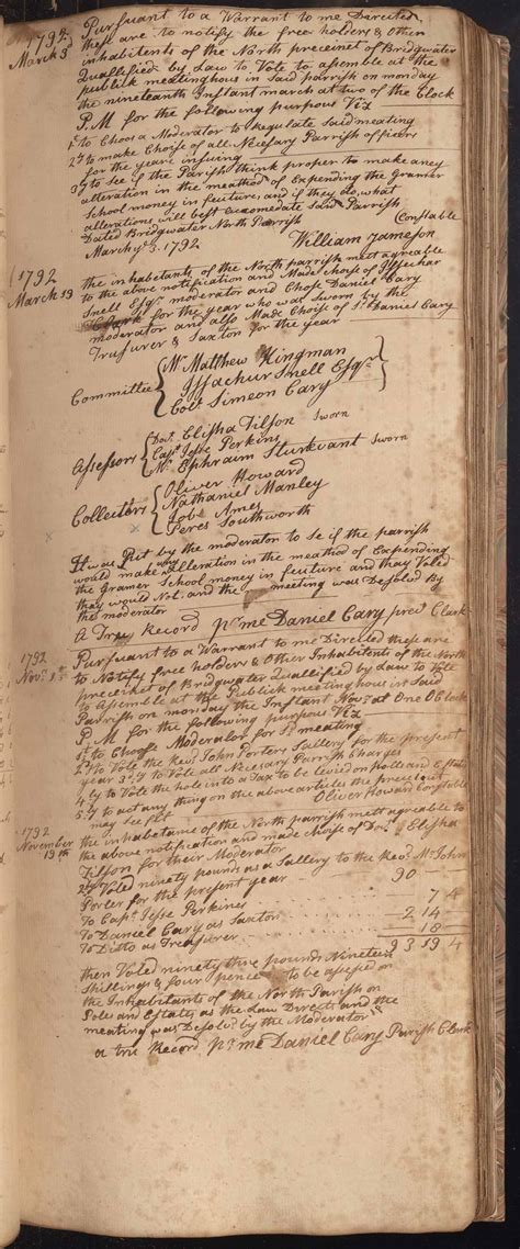 Browse the First Parish Congregational Church records in North ...