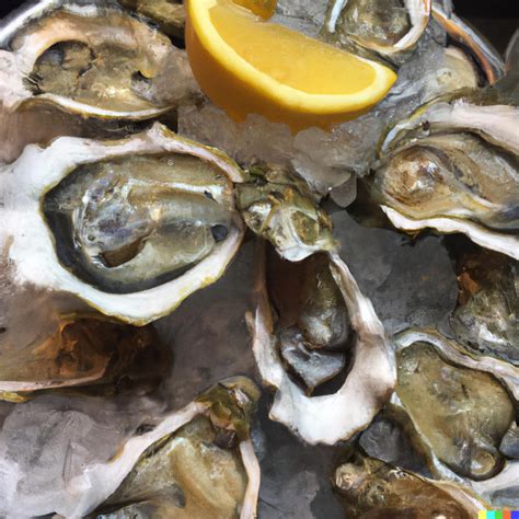 Live Oysters With Pearls