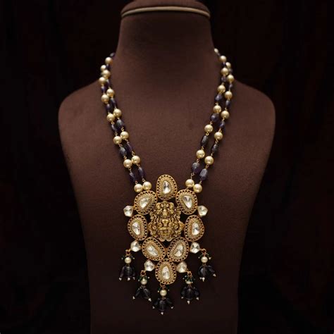 Kundan Long Necklace & Polki Long Necklace for Women