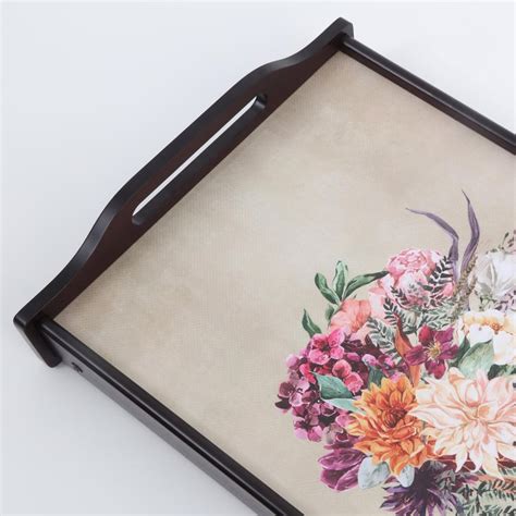 Buy Gracie Florista Wooden Breakfast Tray - 34x56cm from Home Centre at ...
