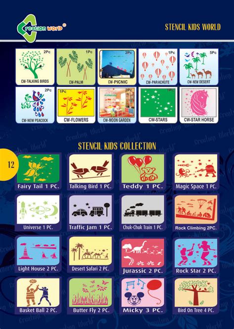 Creation World - Stencils