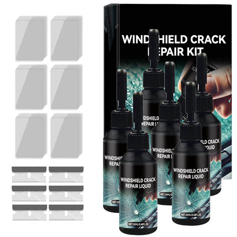 XiYing 20Ml Windshield Repair Kit | Auto Glass Crack Fix Liquid | Quick & Easy Diy Solution ...