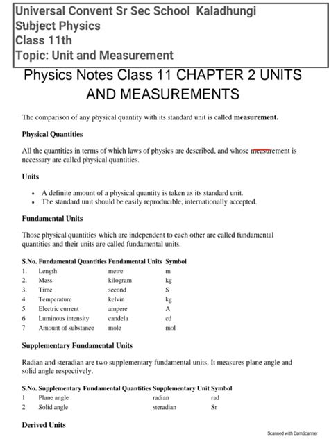 Class 11 Physics Lesson 2 的图像结果