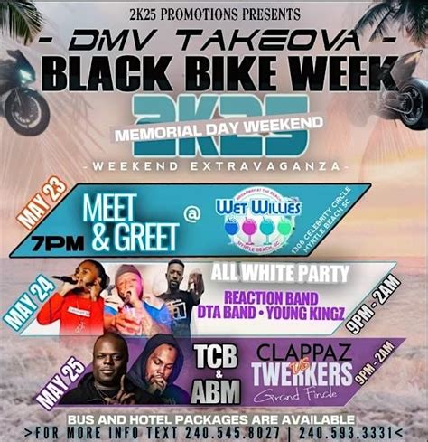 DMV Takeova “Black Bike Week” 2K25, Lolli’s on 3rd, Myrtle Beach, 24 ...