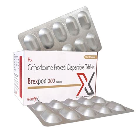 Cefpodoxime 200 mg TABLETS Mcbrex Lifesciences