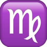 ♍ Virgo emoji copy paste png download