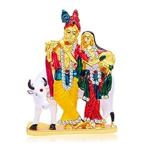 Kulin Radha Krishna Idol for Home Decor | Premium Polyresin Divine ...