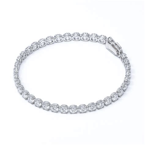 Tennis Bracelet Crown Setting - 925 Sterling Silver – Zisthi.com