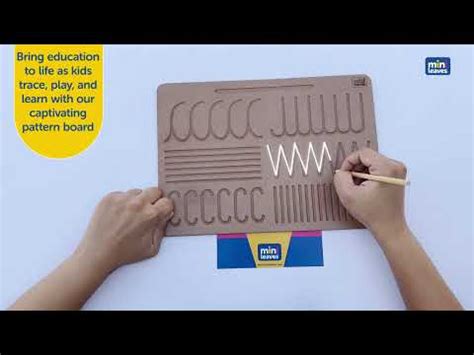 Beginner Prewriting Learning Tracing Board 2+ Years – Mini Leaves