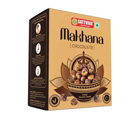 Sattviko Chocolate Makhana with Cocoa Powder