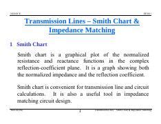 Image result for Transmission Line Matching Smith Chart