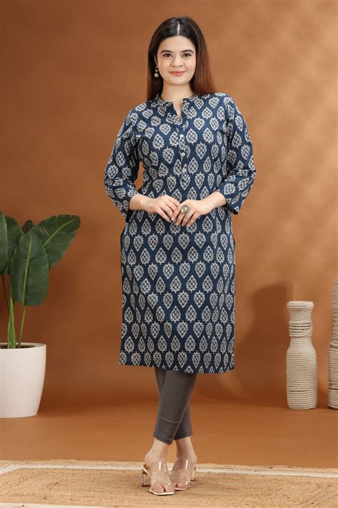 Jaipuri Kurtis for Women | Printed & Embroidered – Cotton Culture