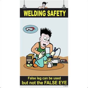 Spooky Poster-Welding Safety Paper Print - Educational, Educational ...