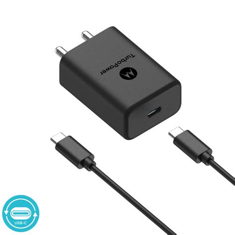 TurboPower 27W Wall Charger USB-C – Motorola Chargers — India