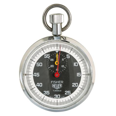 Heuer FISHER HEUER Stopwatch 1970s RARE 7Jewels Measuring... for Rs ...