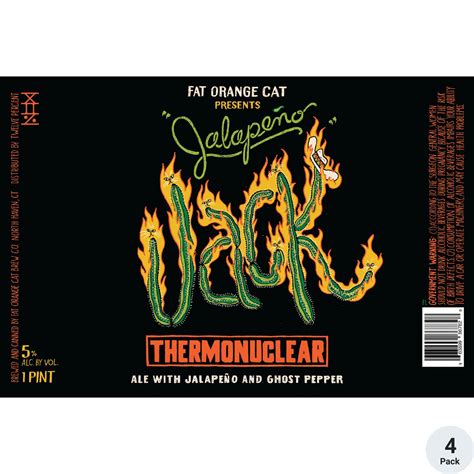 Fat Orange Cat Jalapeno Jack Thermonuclear | Total Wine & More