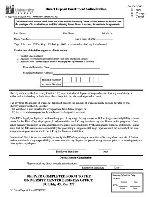 Fillable Online humboldt Direct Deposit Enrollment pdf - Humboldt State ...