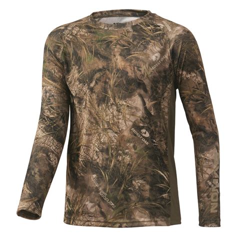 NOMAD Youth Pursuit Camo Long Sleeved Shirt - 725421, Kid's Hunting Clothing at Sportsman's Guide - camouflage long sleeve shirt