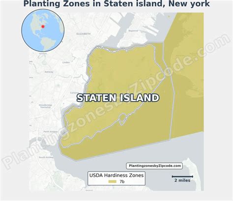 Planting Zone in Staten Island New York with Map - plantingzonesbyzipcode