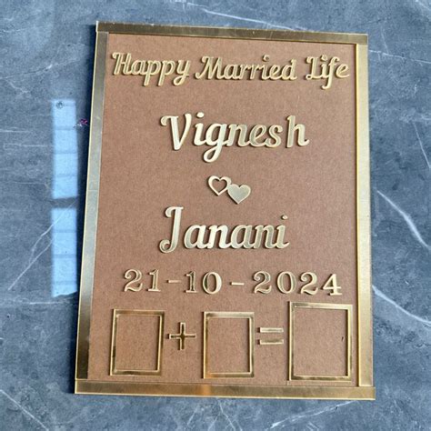 Couple frame with fingerprint