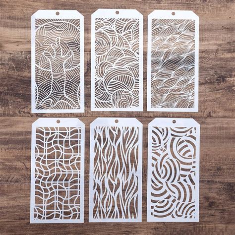 SLGIFT DIY Decorative Stencil Template for Scrapbooking Paiting on Wall ...