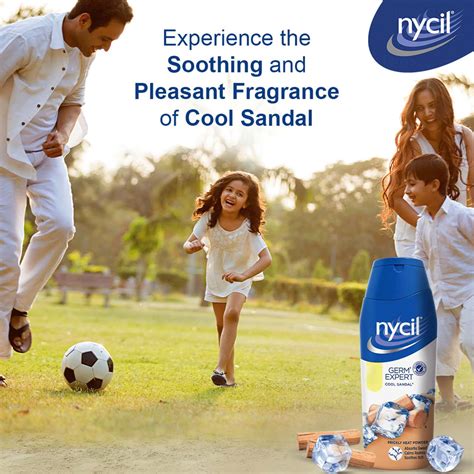 Buy NYCIL COOL SANDAL PRICKLY HEAT TALCUM POWDER, 150G (GET NYCIL COOL ...