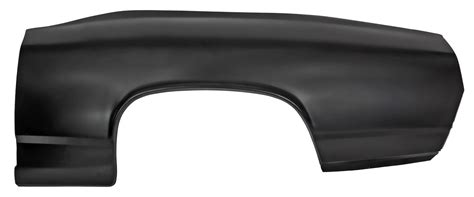 JEGS Full Quarter Panel – 1969 Chevy Chevelle Coupe (Passenger Side, With Sail Panel, Stamped Steel EDP Coated)